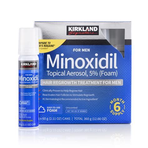 Kirkland Hair Regrowth Treatment Extra Strength For Men Minoxidil