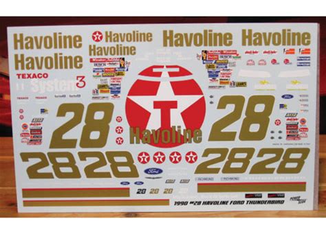 28 Havoline Davey Allison 1990 Powerslide Powerslide Powerslide