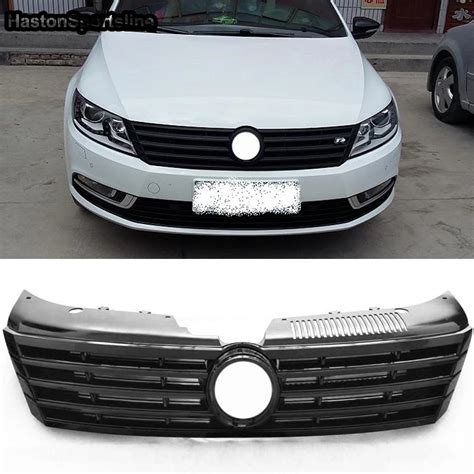 Cc Black Front Bumper Grille Grill For Volkswagen Passat Cc