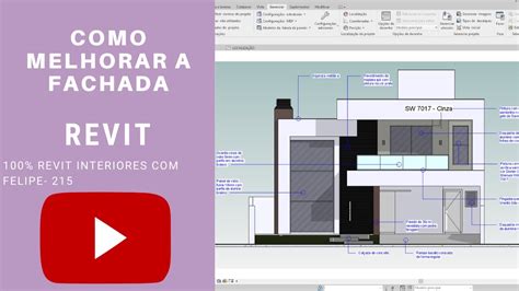 100 Revit Interiores Felipe Aula 215 Como Melhorar A Fachada Em