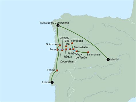 Douro River Map