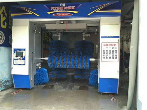 China Mobile Automatic Car Wash Machine Equipment Rollover Type With