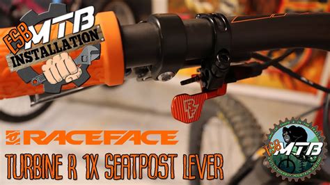 Raceface Turbine R 1x Seatpost Lever Unboxing Install YouTube