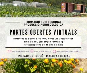 CGFM Producció Agroecològica PFI Auxiliar d Activitats Agropecuàries