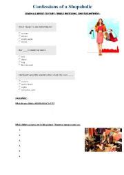 Confessions Of A Shopaholic Worksheets