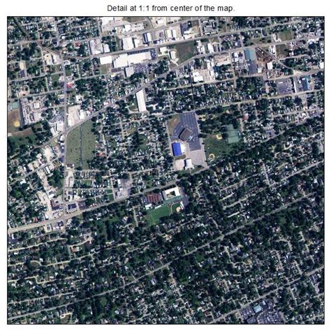 Aerial Photography Map of Owensboro, KY Kentucky