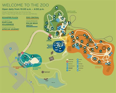 Baltimore Zoo map - Ontheworldmap.com