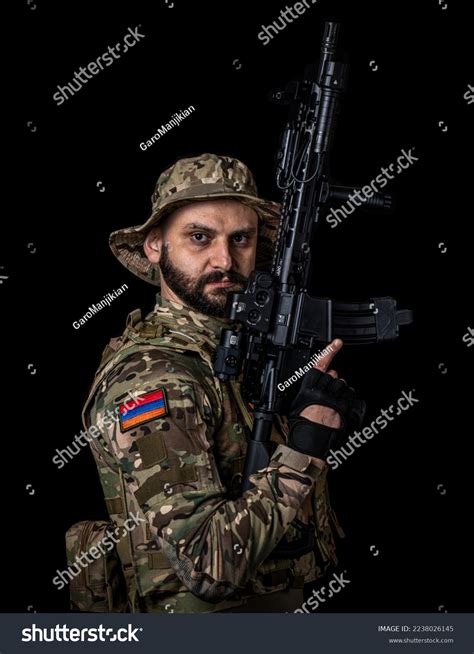 Armenian Special Forces Soldier Wearing Military Stock Photo 2238026145 ...