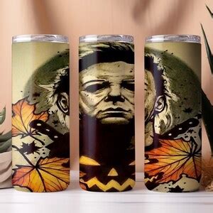 Michael Myers Tumbler Bundle Halloween Skinny Tumbler 20oz Design