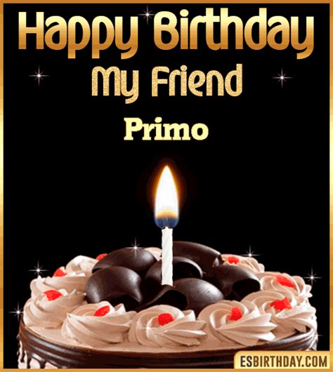 Happy Birthday Primo  🎂 Images Animated Wishes【28 S】