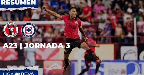 Resultados Tijuana Cruz Azul 2 1 3ª jornada de Primera División