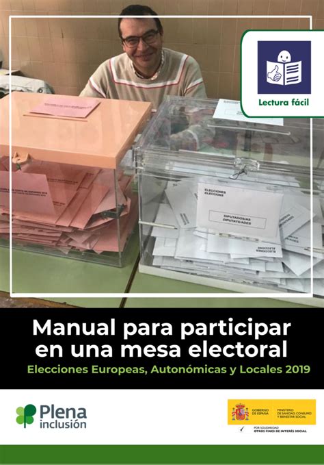 Manual De Mesa Electoral En Lectura Fácil Mi Voto Cuenta