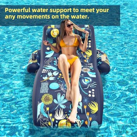 Sunikko X In Pool Floats Inflatable Pool Floats Adult Lounge Chair