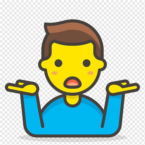 Man Shrugging Streamline Emoji Icon Png PNGWing