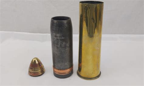 British Ww Qf Pounder Shrapnel Shell Sally Antiques