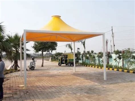 White FRP Tensile Fabric Outdoor Garden Gazebo Polished At Rs 320