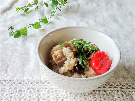 【黒豆アレンジ】炊飯器で作る『黒豆と豚肉のおこわ』美肌レシピ By Fumiさん レシピブログ 料理ブログのレシピ満載！