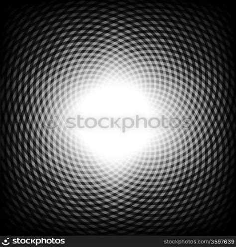 Black and white optical illusion background, vector. — Stockphotos.com