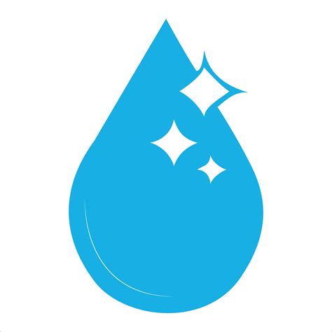 Water drop vector icon 18727460 Vector Art at Vecteezy