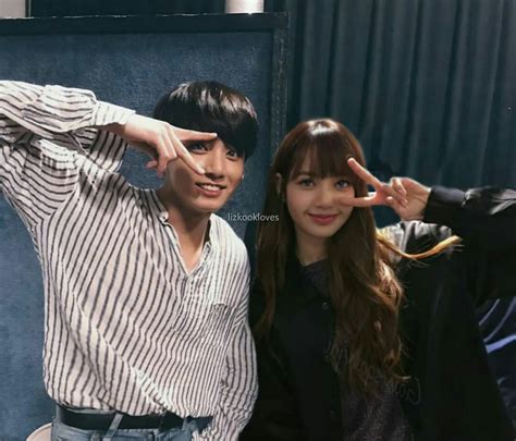 blackpink lisa and bts jungkook instagram - Hannah Kerr