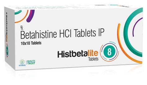 Betahistine HCL Tablets IP At Rs 100 Stripe Shanti Nagar Colony