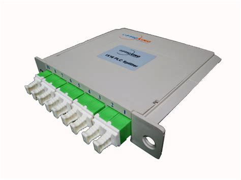 Plug Box Lc Apc Fiber Optic Splitter X For Pon Network And Ftth