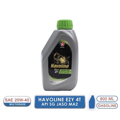 Motorcycle Caltex Havoline Ezy T Sae W Ml Shopee Philippines