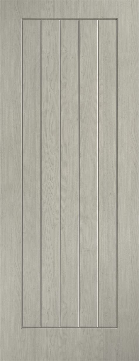 762x1981x44mm (30") Cottage Light Grey Laminate Internal Doors at