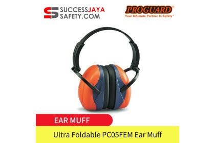 Malaysia Proguard Ultra Foldable Pc Fem Earmuff Soft Foam Filled