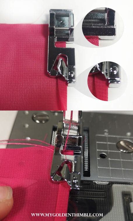 How To Use A Rolled Hem Presser Foot Video Tutorial Artofit