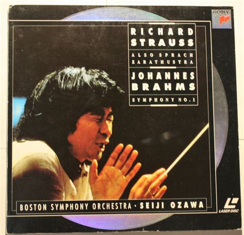 Richard Strauss Johannes Brahms Boston Symphony Orchestra Seiji