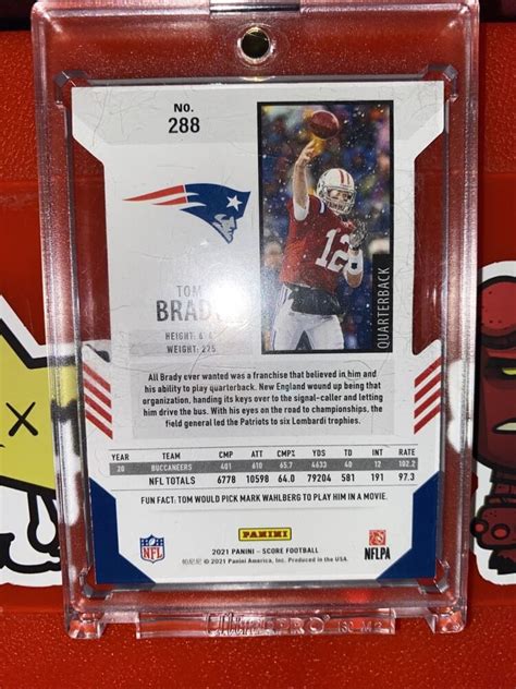 Tom Brady Patriots Card Listed At 5000 On Secondary Market Si