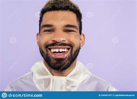 Portrait Of Happy African American Man Stock Image Image Of Handsome