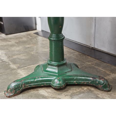 Metal table with Antique Base — Jefferson West, Inc.