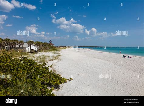 Beach at Gasparilla Island State Park on Gasparilla Island one of the ...