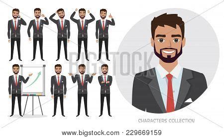 Set Emotions Poses Vector & Photo (Free Trial) | Bigstock