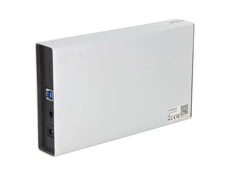 StarTech S3510SMU33 3 5in Silver Aluminum USB 3 0 External SATA III SSD