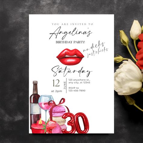 Ladies Night Invitation Template Girls Night Galentines Day