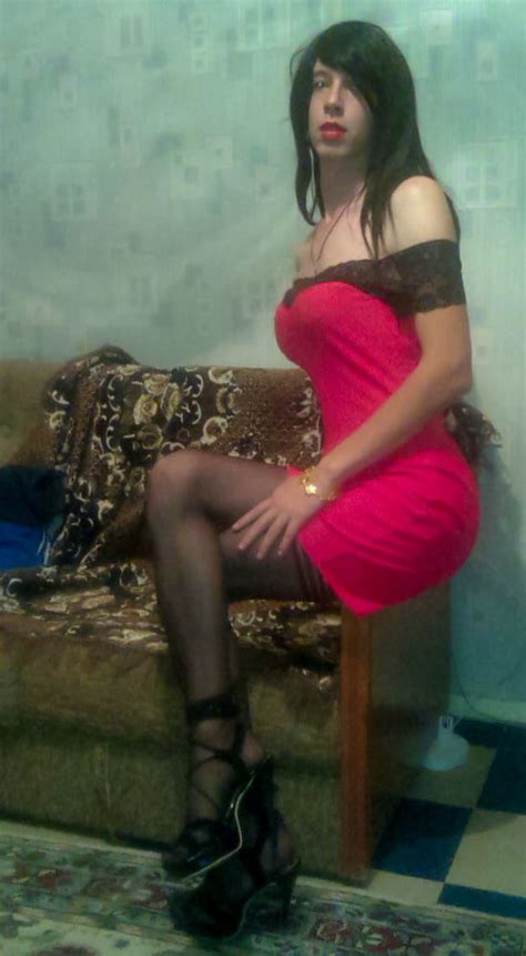 Crossdresser Whore In Red Dress Vladasexytrans 6 Pics Xhamster