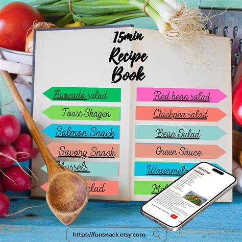 minute interactive digital recipe book quick meal prep  easy