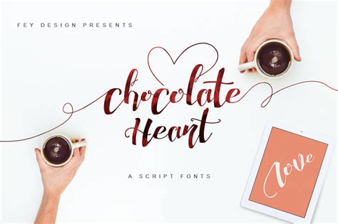 Chocolate Heart Font | dafont.com