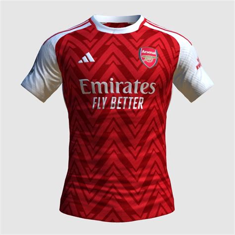 Arsenal Home Concept FIFA 23 Kit Creator Showcase