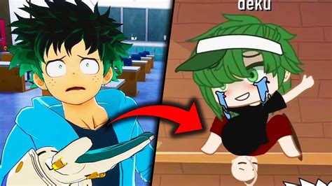 Deku Reacts To Him Giving Birth In Gacha Life Crazy Youtube