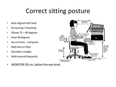 PPT - Correct sitting posture PowerPoint Presentation, free download ...