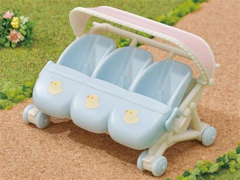 Sylvanian Families Triplets Chan Stroller Epoch Nin Nin Game