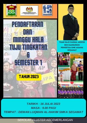 BUKU PROGRAM PENDAFTARAN HALA TUJU TING 6 SEM1 2023 SITI NUR AQILA