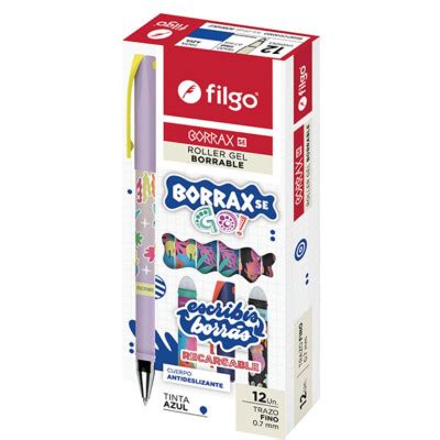 FILGO ROLLER BORRABLE GEL GO X 12 UNID Artística Dix