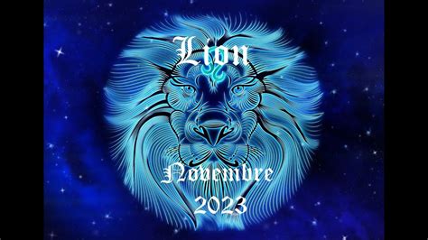 Lion Guidance générale sentimentale Novembre 2023 Déséquilibre dans