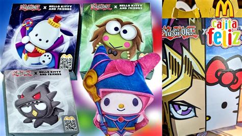 Cajita Feliz McDonalds YU GI OH HELLO KITTY Marzo 2024 Colección de