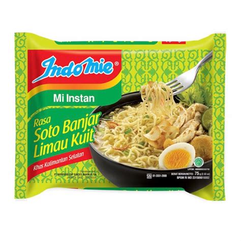 Jual Indomie Rasa Soto Banjar Limau Kuit Khas Kalimantan Selatan 75 Gr